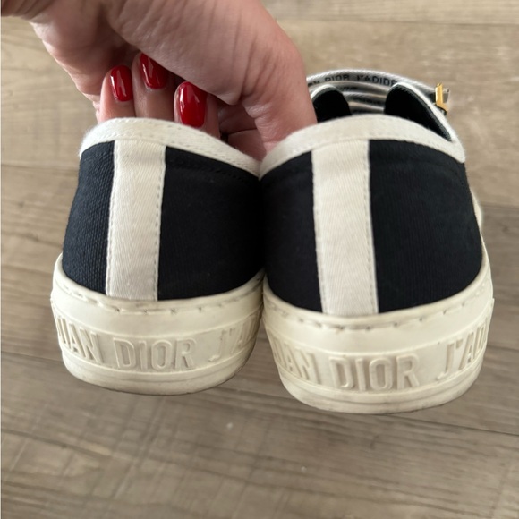 Dior walk ‘n’ Dior trainers black white gold size 7 37 - Picture 5 of 8